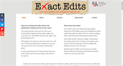 Desktop Screenshot of exactedits.com